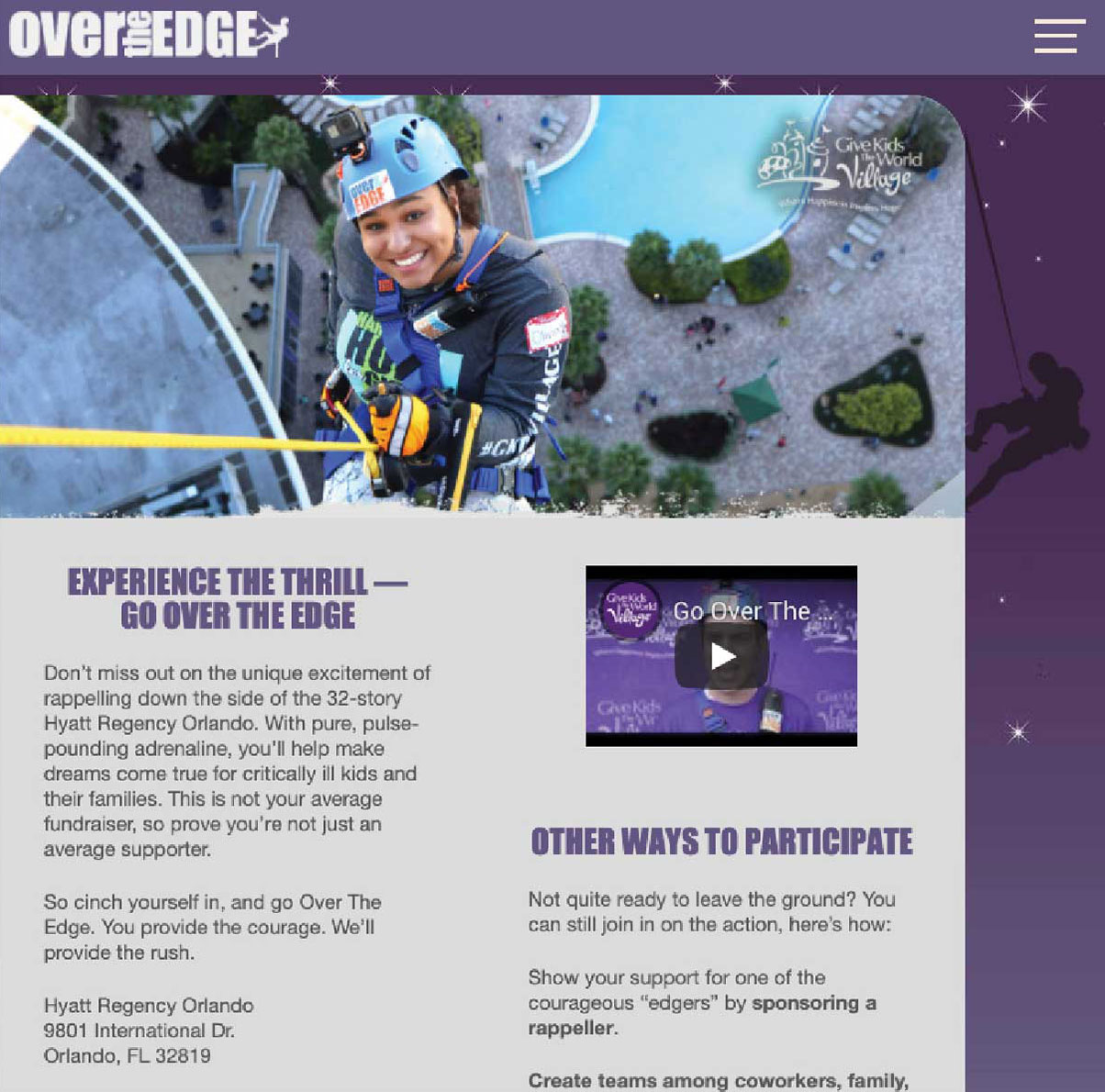 Over the Edge Peer to Peer Website